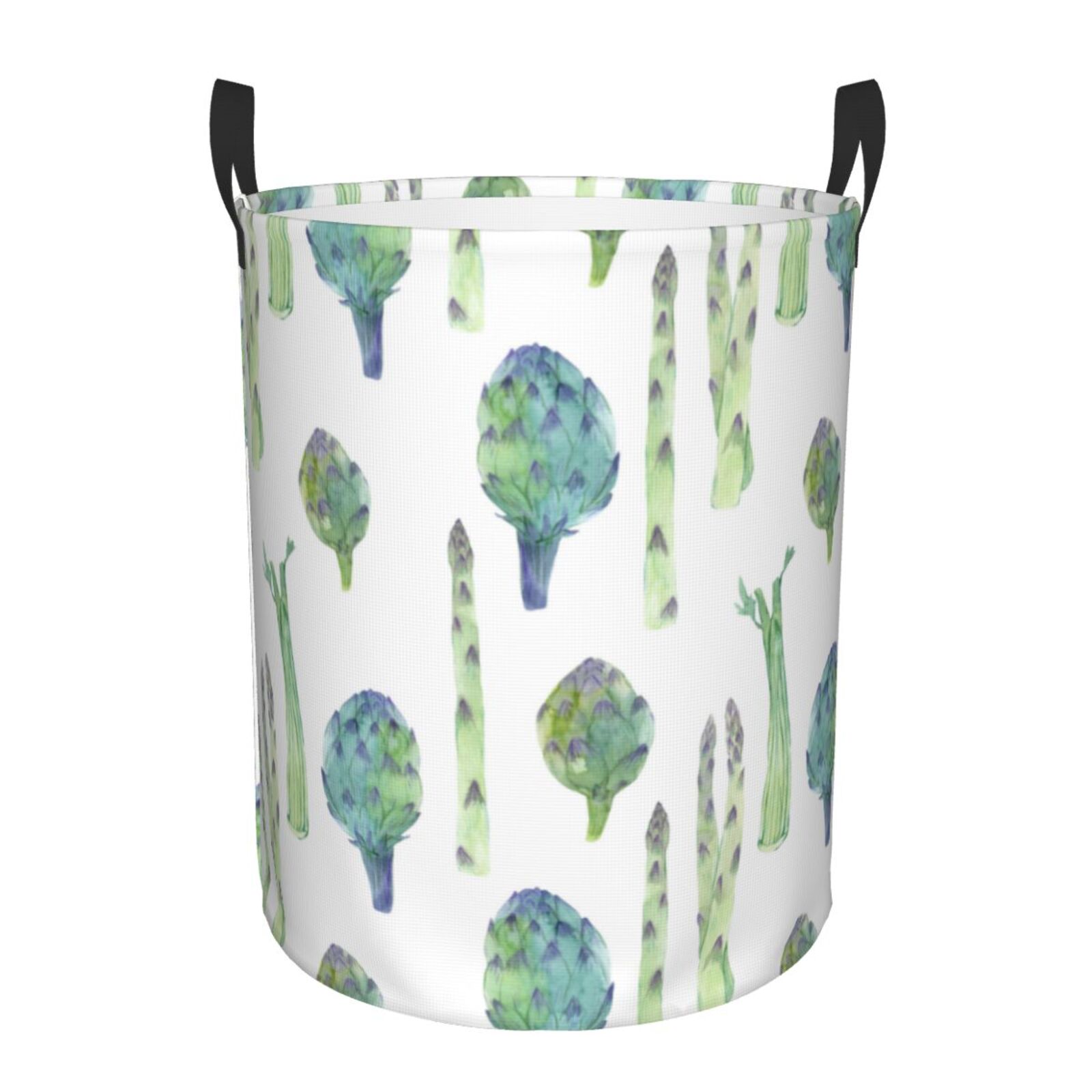 Large Laundry Basket with Handles - hilarious Asparagus pattern Kids Baby Dirty Clothes Laundry Hamper for Bedroom Aesthetic