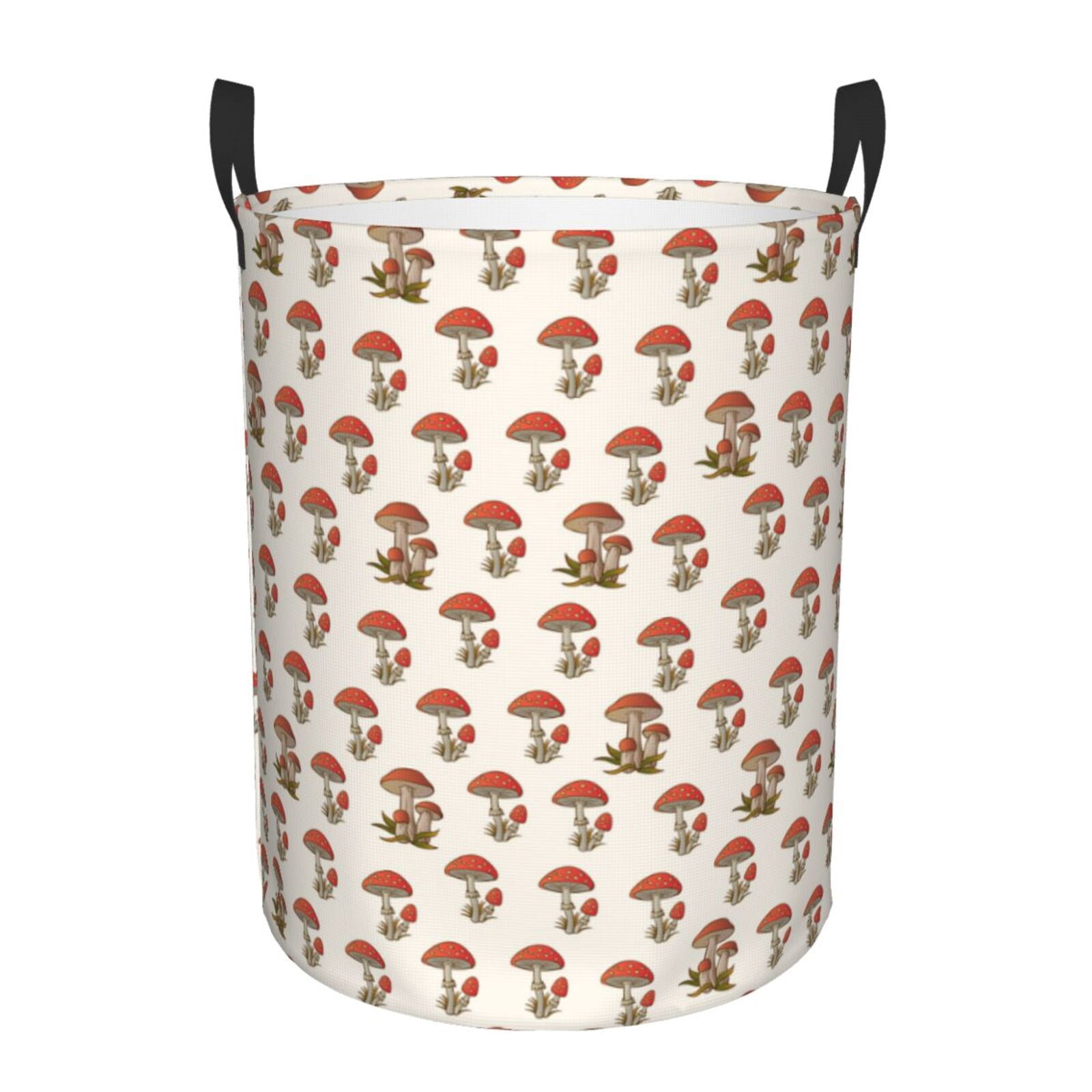 Large Laundry Basket with Handles - mushroom baby Kids Baby Dirty Clothes Laundry Hamper for Bedroom Aesthetic