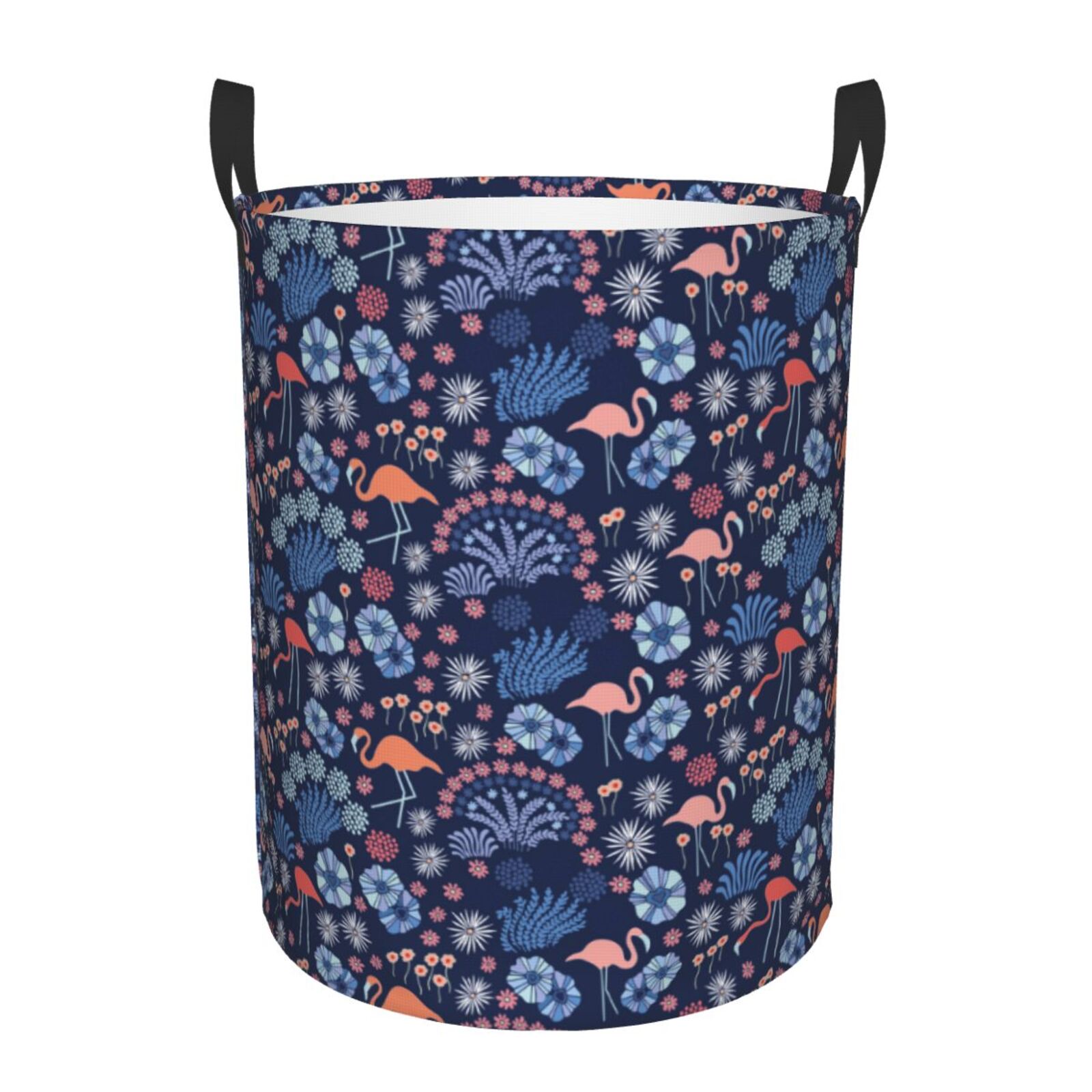 Large Laundry Basket with Handles - stork blue Kids Baby Dirty Clothes Laundry Hamper for Bedroom Aesthetic