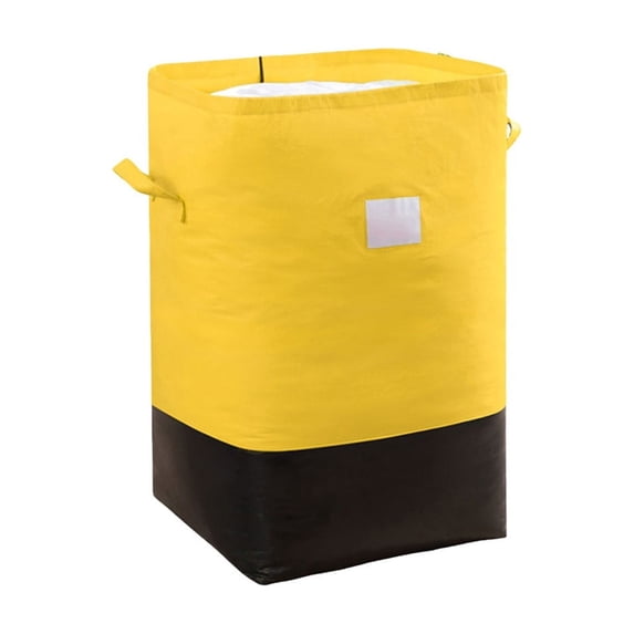 Large Laundry Hamper Bag Foldable Fabric Laundry Storage Basket with Handles for Clothes Toys and Organization Sturdy Water-Resilient Reinforced Bottom for Bedroom Nursery Dorm Burst Up Hamper