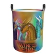 thumbnail image 1 of Large Laundry Hamper, Dragon Wings Of Fire Collapsible Laundry Basket with Handles, Tall Storage Basket for Blanket, Toys, Dirty Clothes in Living Room, Bedroom, Bathroom, Nursery, 1 of 7