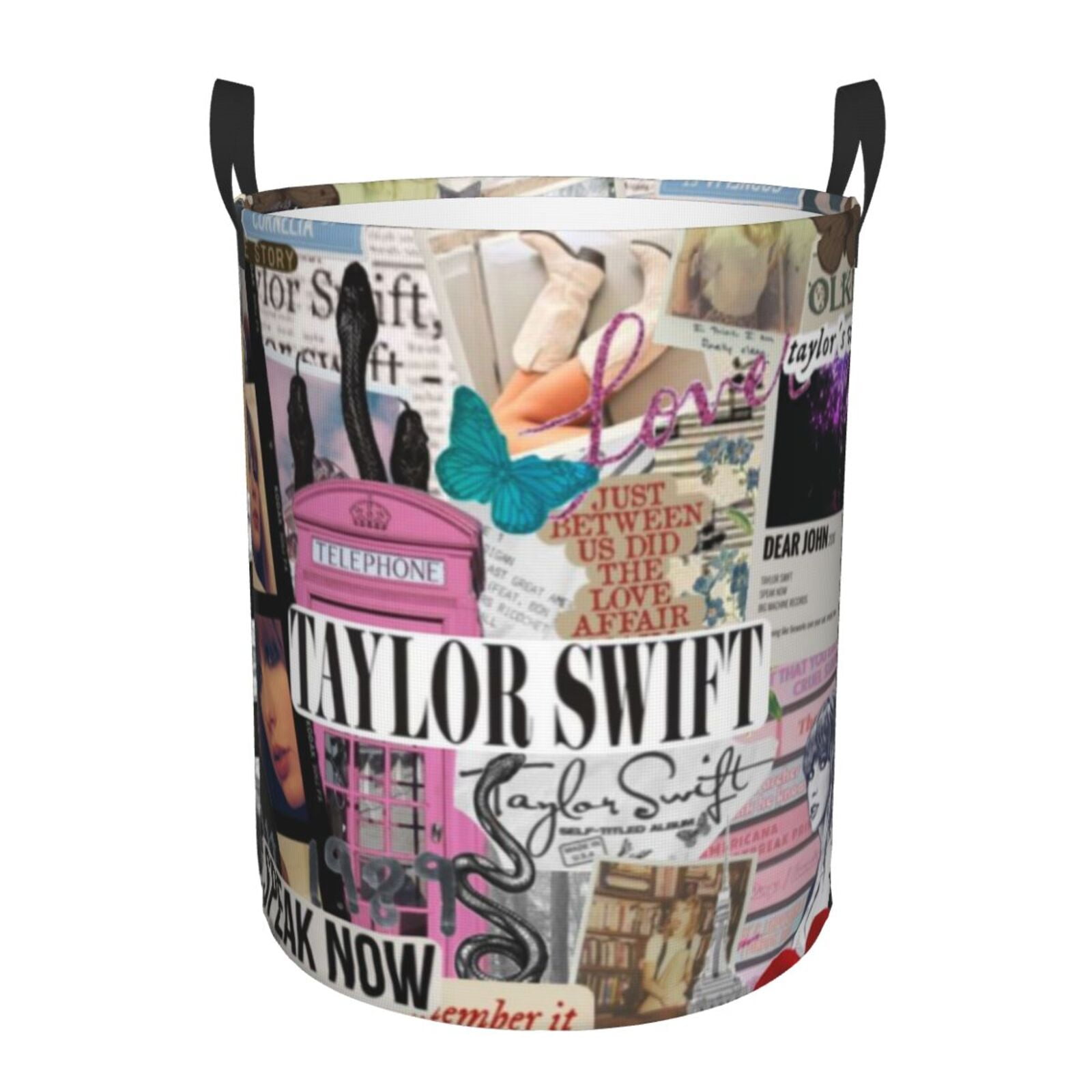 Large Laundry Hamper, Taylor Swift Collapsible Laundry Basket with