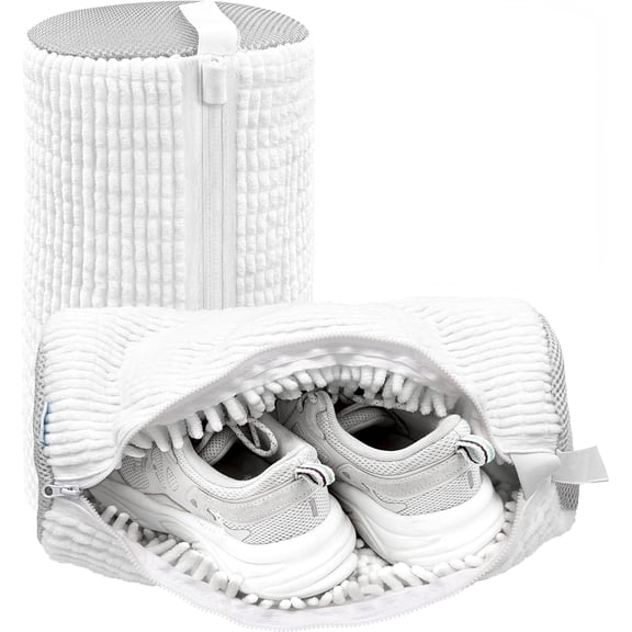 Large Laundry Shoe Bag for Washer & Dryer - Protects Sneakers, Cleans Deep, Reusable Storage‌