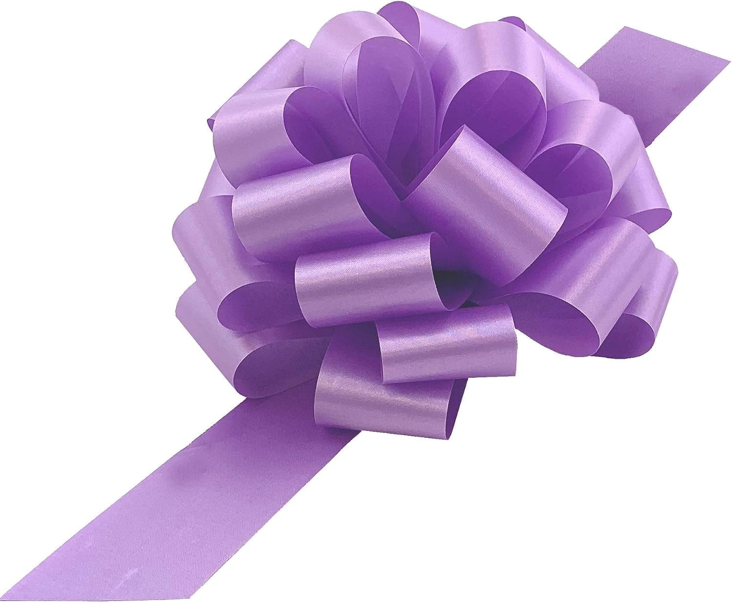Large Lavender Ribbon Pull Bows - 9