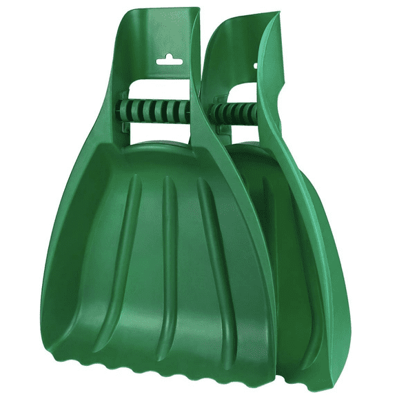 Large Leaf Scoops and Hand Rake Claw, Ergonomic Hand Held Garden Rake Grabbers for Picking up Leaves,Grass Clippings and Lawn Debris