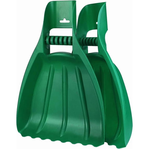 Large Leaf Scoops and Hand Rake Claw, Ergonomic Hand Held Garden Rake Grabbers for Picking up Leaves,Grass Clippings and Lawn Debris