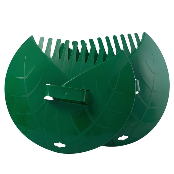 Large Leaf Scoops and Hand Rake Claw, Ergonomic Hand Held Garden Rake Grabbers for Picking up Leaves,Grass Clippings and Lawn Debris