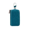 thumbnail image 1 of Large Leather Key Case Wallet with 12 Hooks & Keychain, Zipper Closure for Home & Car Keys, Leather Key Holder, Multicolor Leather Key Organizer, by Honglin, 1 of 9