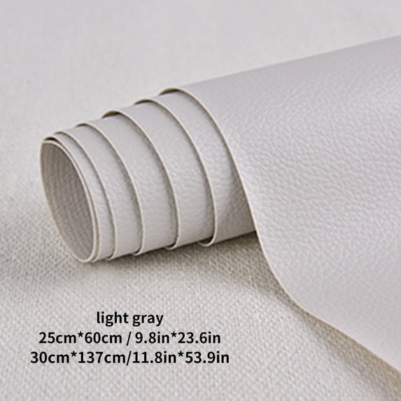 Large Leather Repair Patch Roll, 54 Inch Self-Adhesive Tape, Furniture Scratch Cover, Mends Holes Easily and Strong Adhesion for Bags, Vinyl Seats, and Upholstery Repairs