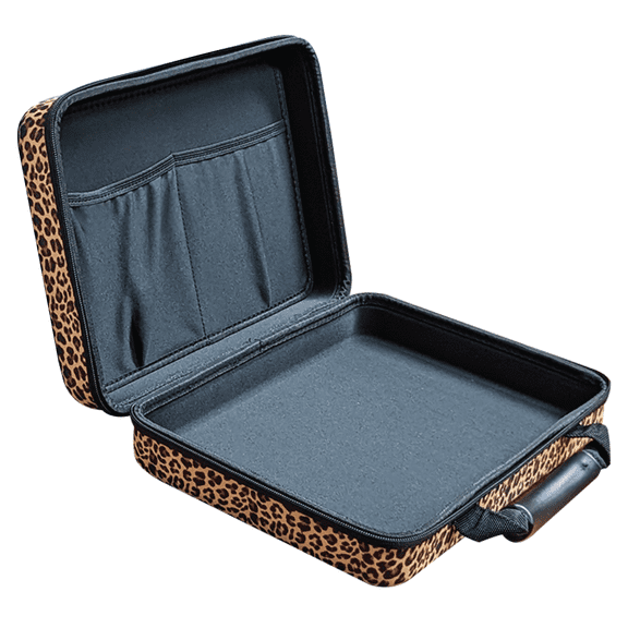 Large Leopard Cloth Storage & Traveling Case Single Pack