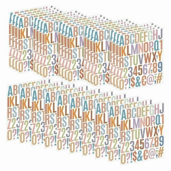 Large Letter Sticker Adhesive Sticker for Scrapbooking Card Making Crafting