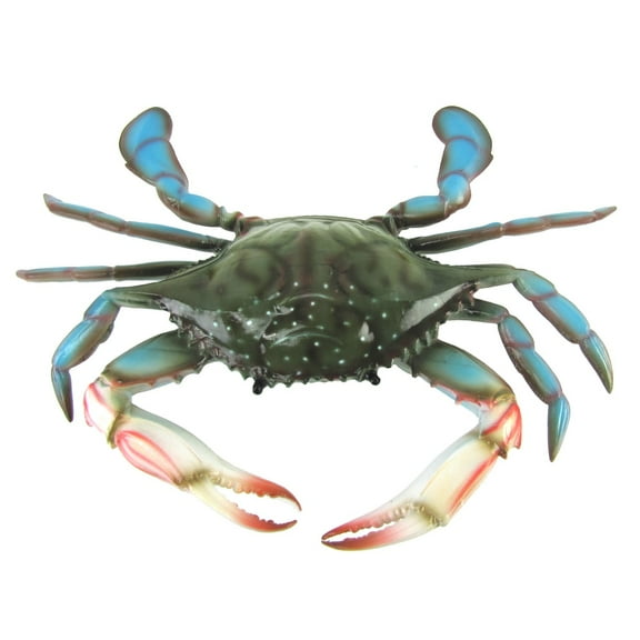 Large Lifelike Maryland Blue Crab Nautical Home Wall Plaque Tiki Bar Beach House Decor