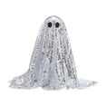 thumbnail image 1 of Large Light-Up Disco Ghost Halloween Decoration with Sparkling Reflective Surface, 1 of 2