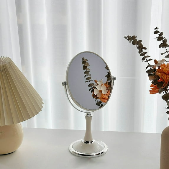 Large Lighted Makeup Mirror, 3X Magnifying Mirror with Lights, 360 Rotate Touch Screen Vanity Mirror,Light up Mirror,Portable Desk Vanity Mirror With Stand Shower Shaving Cosmetic Mirror