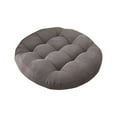 thumbnail image 1 of Large Linen Tatami Floor Pillow,Japanese Round Futon,Thicken Tufted Cotton Seat Cushion,Solid Color Floor Cushion,Yoga Meditation Cushion for Balcony Outdoor, 15.7''x15.7'', 1 of 8