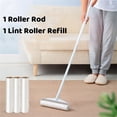 thumbnail image 2 of Fluff Off Lint Roller – 3 Refills (60 Super Sticky Spiral Sheets Each) + 1 Handle 2 of 6
