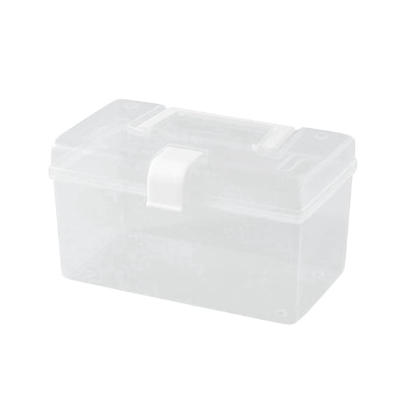 Large Lock Box For Safe Medication And Food Storage Stackable Refrigerator Organizer Food Grade Material For Pills Snacks Personal Items Office Documents Versatile Durable,Clear