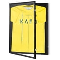 thumbnail image 1 of Large Lockable Sport Jersey Shadow Box Frame Case 23.3 x 31.2 x 1.5 Inches with 98 UV Protection PC Glass and Hangers for Baseball Basketball Football Hockey Shirts Uniforms, 1 of 6