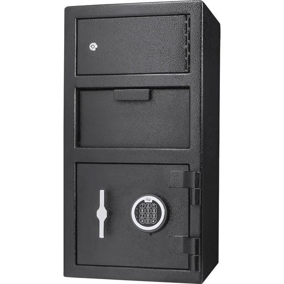 Large Locker Depository Safe With Digital Keypad 0 72 0 78 Cubic Ft