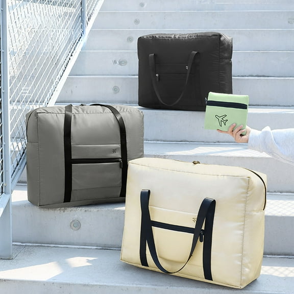 Large Luggage Bag with Expandable Capacity Foldable Travel Bag for Clothing Storage and Moving Essentials