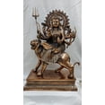 thumbnail image 1 of Large Maa Durga Statue, Religious Statues, Hindu Goddess Sculpture, Hinduism Statues, Ambaji Figurine, Home Decor, Temple Decor, Wall Decor, Housewarming - AtoZ India Cart, 1 of 4