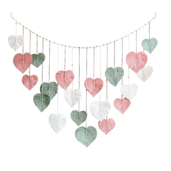 Large Macrame Wall Hanging-Chic Decor Macrame Leaves Tapestry-for Bedroom,Living Room,35.5x55.1Inch