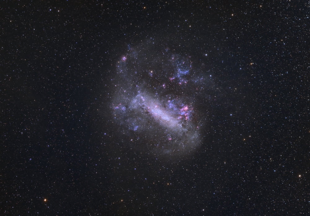 Large Magellanic Cloud Canvas Art - John DavisStocktrek Images (34 x 24)