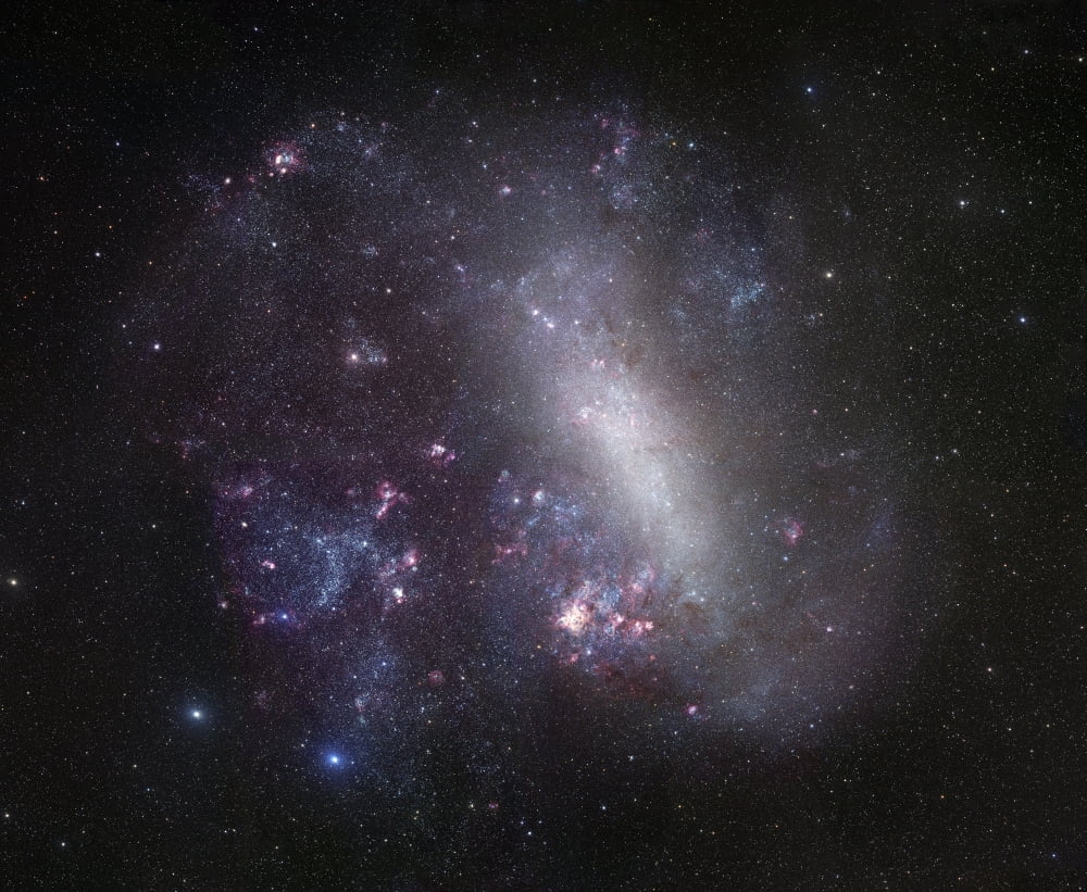 Large Magellanic Cloud Canvas Art - Robert GendlerStocktrek Images (16 x 13)