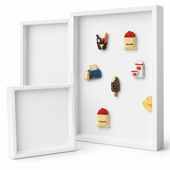 Large Magnetic Display Frame for Souvenirs,, and Photos, 16x12 Inch