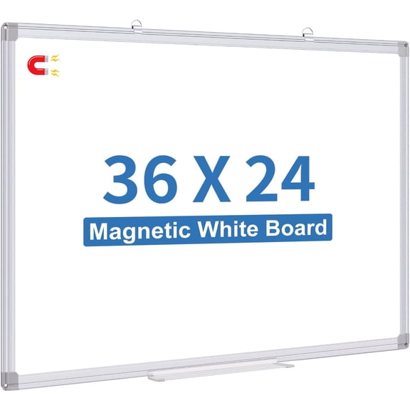 Magnetic Whiteboard Dry Erase, Large White Board for Wall, Foldable Aluminum Frame Hanging Whiteboards for Home Classroom Office