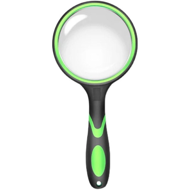 Large Magnifying Glass 10X Handheld Reading Magnifier for Seniors and C