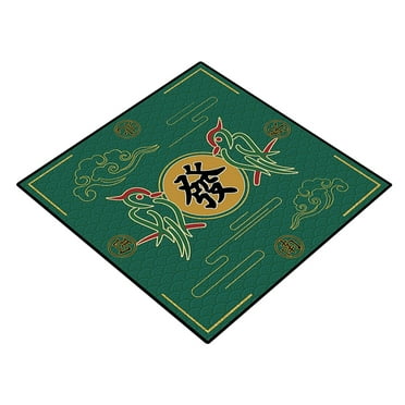 Large Mahjong Mat,Anti Slip and Noise Reduction Table Cover for Mahjong,Poker,Card,Board & Tile Games,Convenient Comfortable Game Mat