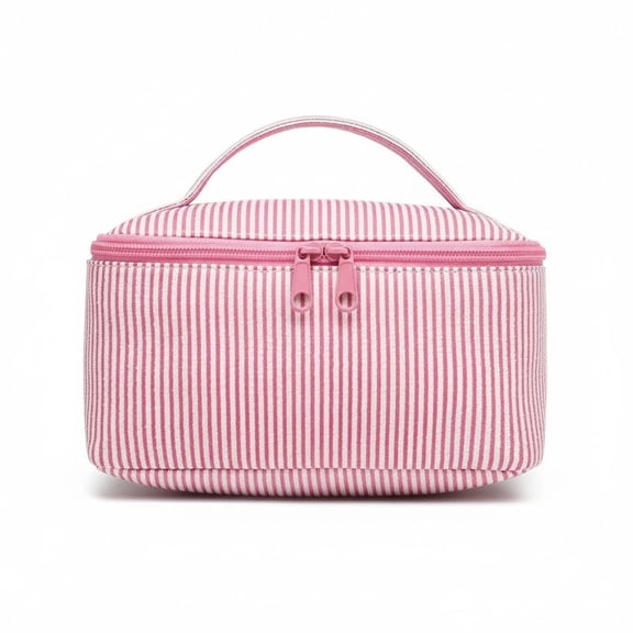 Chengjian Large Women Makeup Makeup Bag with Aesthetic Cute, Pink