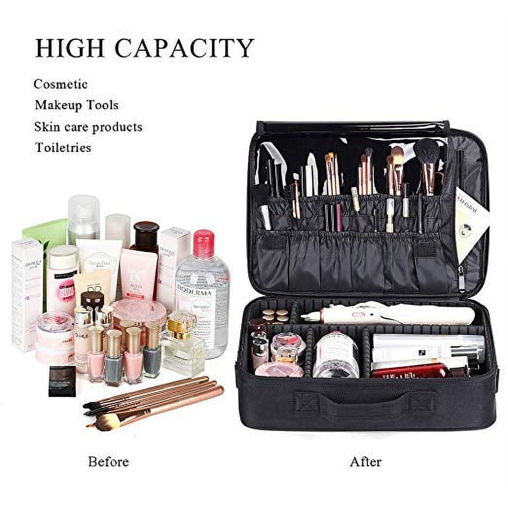  SHOPANTS Extra Large Makeup Bag Travel Cosmetic Bag