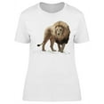 thumbnail image 1 of Large Male Lion T-Shirt Women -Image by Shutterstock, Female Small, 1 of 2