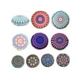 thumbnail image 1 of Large Mandala Floor Pillows Round Bohemian Meditation Cushion Cover Pouf, 1 of 3