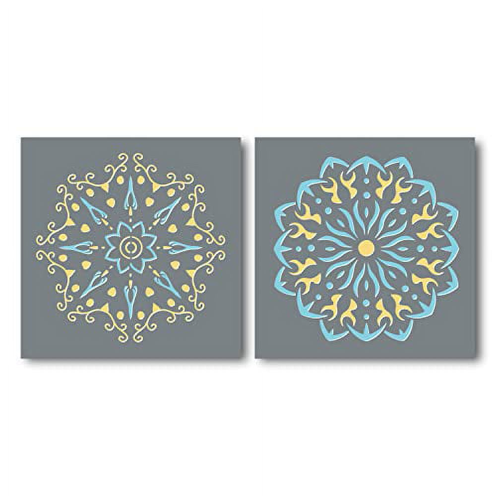 CrafTreat Large Mandala Wall Stencils for Painting, Reusable Mandala Pattern Stencils for Walls 23x23 Inches Online
