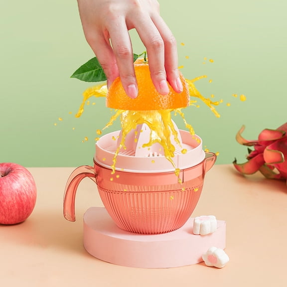 Large Manual Citrus Juicer Orange Grapefruit Lemon Lime 6-Tooth Reamer Handheld Tangerine Press
