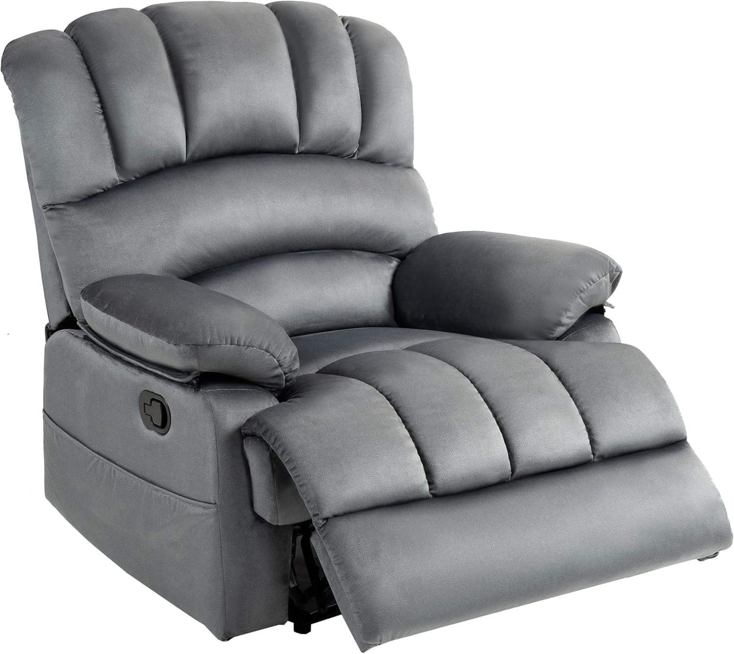 Large Manual Glider Rocking Chair Nursery, Swivel Rocker Recliner Chair ...