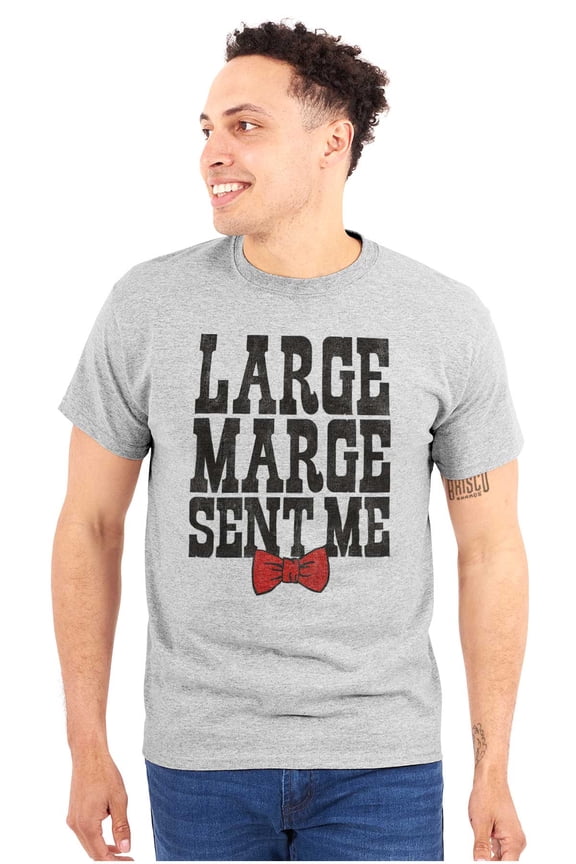 Large Marge Sent Me Bow Plus Size Crewneck Graphic Tee Shirt Brisco Brands 2X