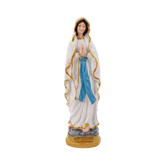 Large Maria Statue Religious Resin Figurine - Decorative Sculpture with Traditional Design, Handcrafted Details - for Home Decor, Living Room, Office, Religious Space, Gifting