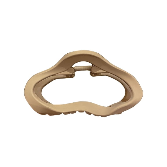 Large Matte Hair Claw Clip - for Daily Wear Parties and Events - Elegant Soft and Comfortable Lightweight