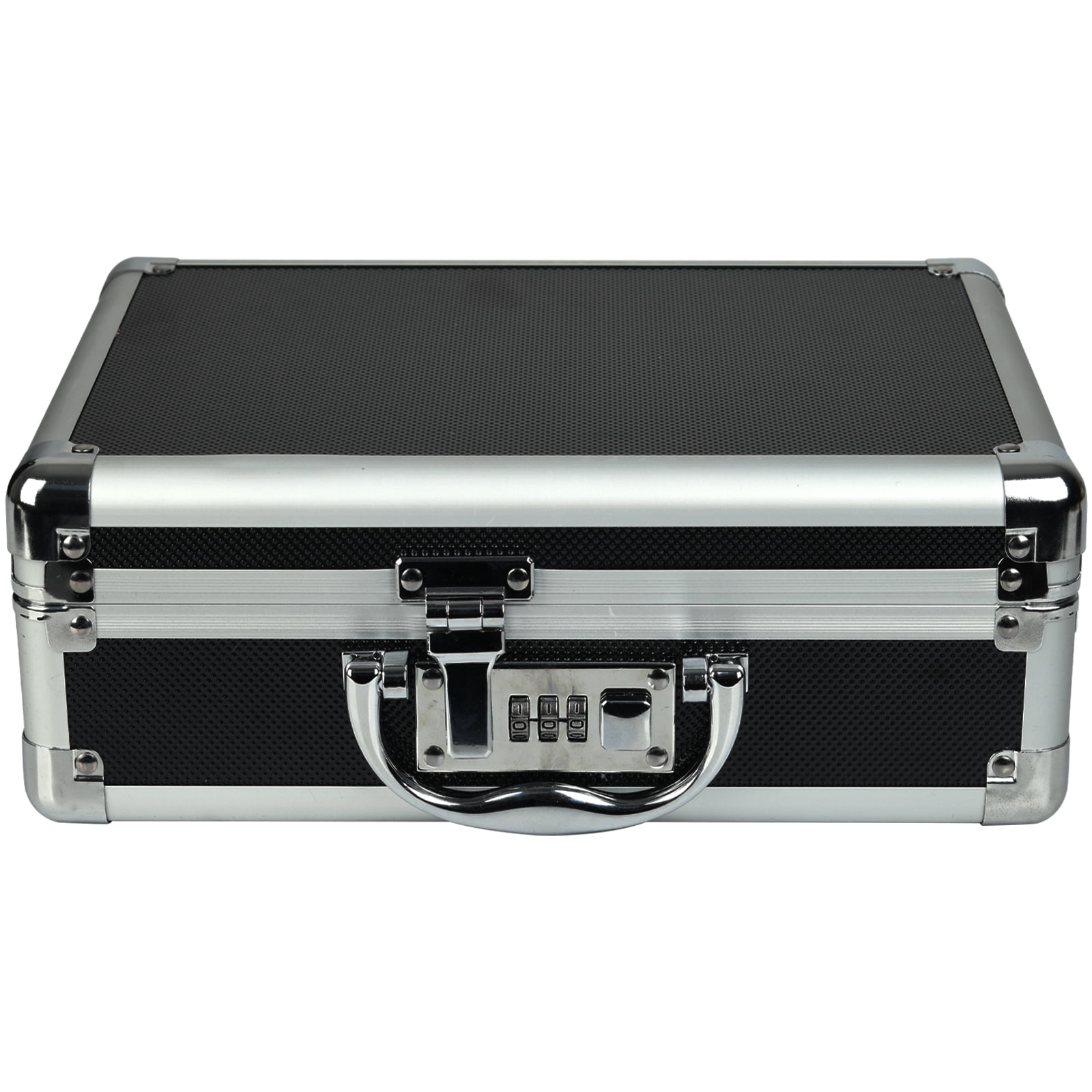 Large Medication Lock Aluminium Alloy Medicine Key Lock Box for Home and Travel Medicine Lock Box, Medicine & Money, Black  11.2 X 8 X 3.9 inches
