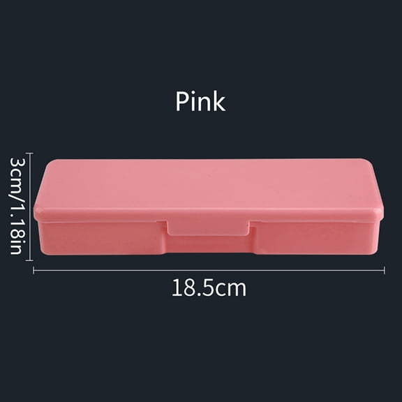 Large/Medium Portable Transparent PP Plastic Box Ear Dig Accessories Dust-proof Storage Container Nail Art Tool Storage Box