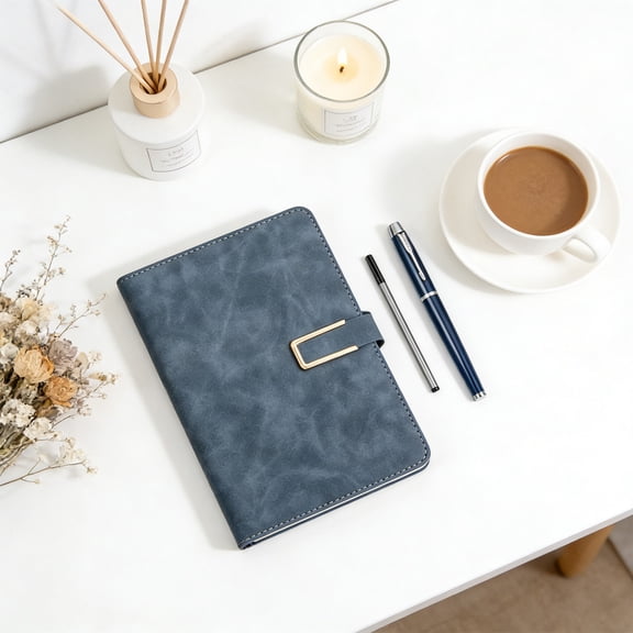Large Meeting Record Notebook Thickened Square Format Journal Smooth Page,Business Writing Organizer Portable Notebook,Durable Cover Structured Work Record Pad,Minimalist Office Note Book