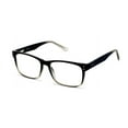 thumbnail image 1 of Large Men Premium Rectangular Reading Glasses Optical Frame Reader Spring Hinge +2.25, 1 of 5