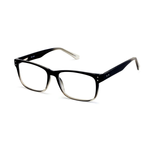 Large Men Premium Rectangular Reading Glasses Optical Frame Reader Spring Hinge +2.25