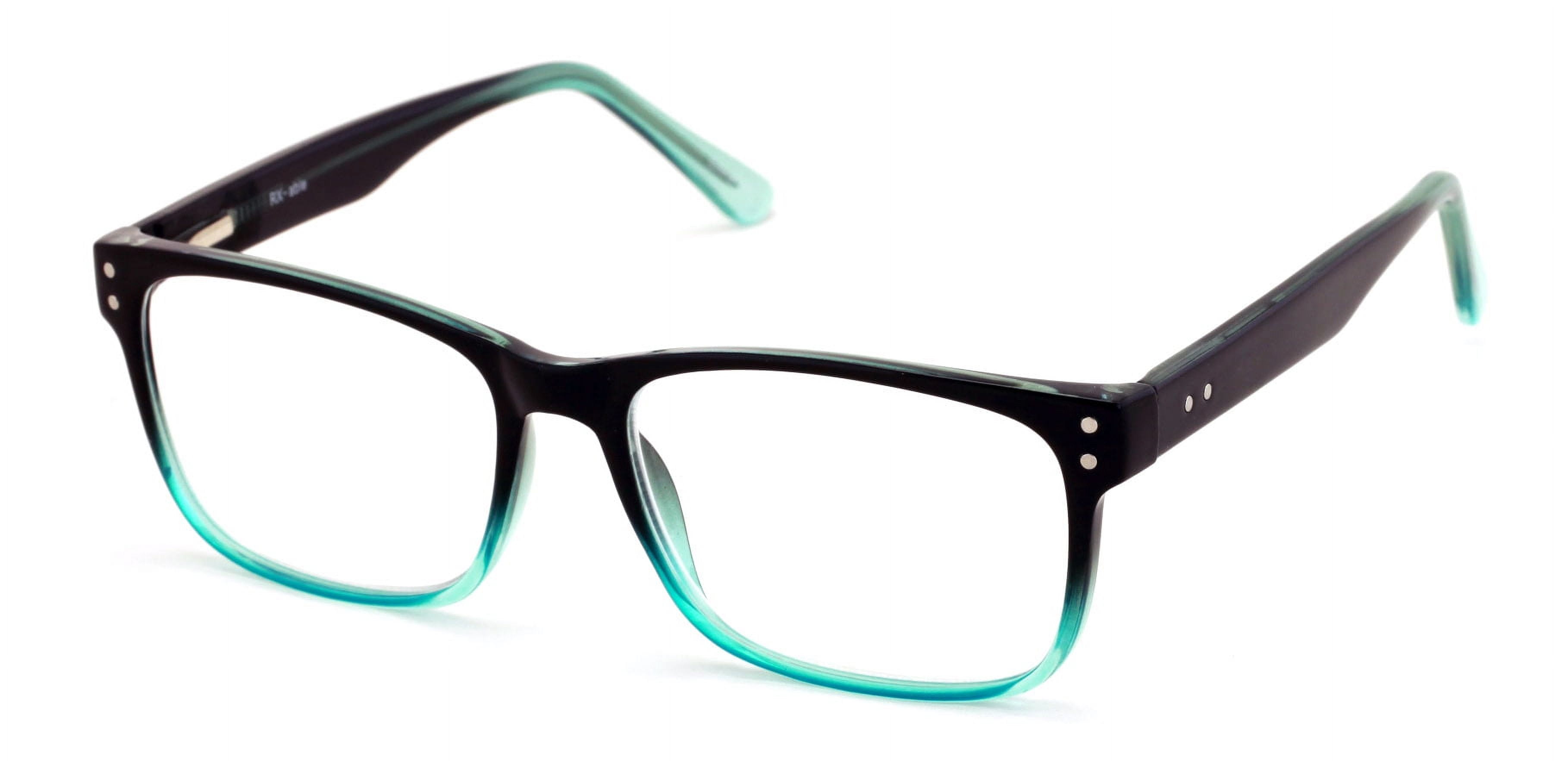Rectangular Reader Lid Large Men Premium Rectangular Reading Glasses Optical Frame Reader ...