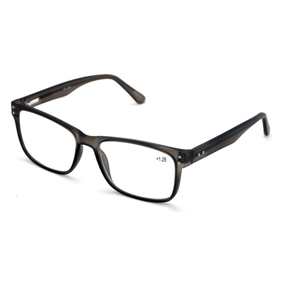 Large Men Premium Rectangular Reading Glasses Optical Frame Reader Spring Hinge