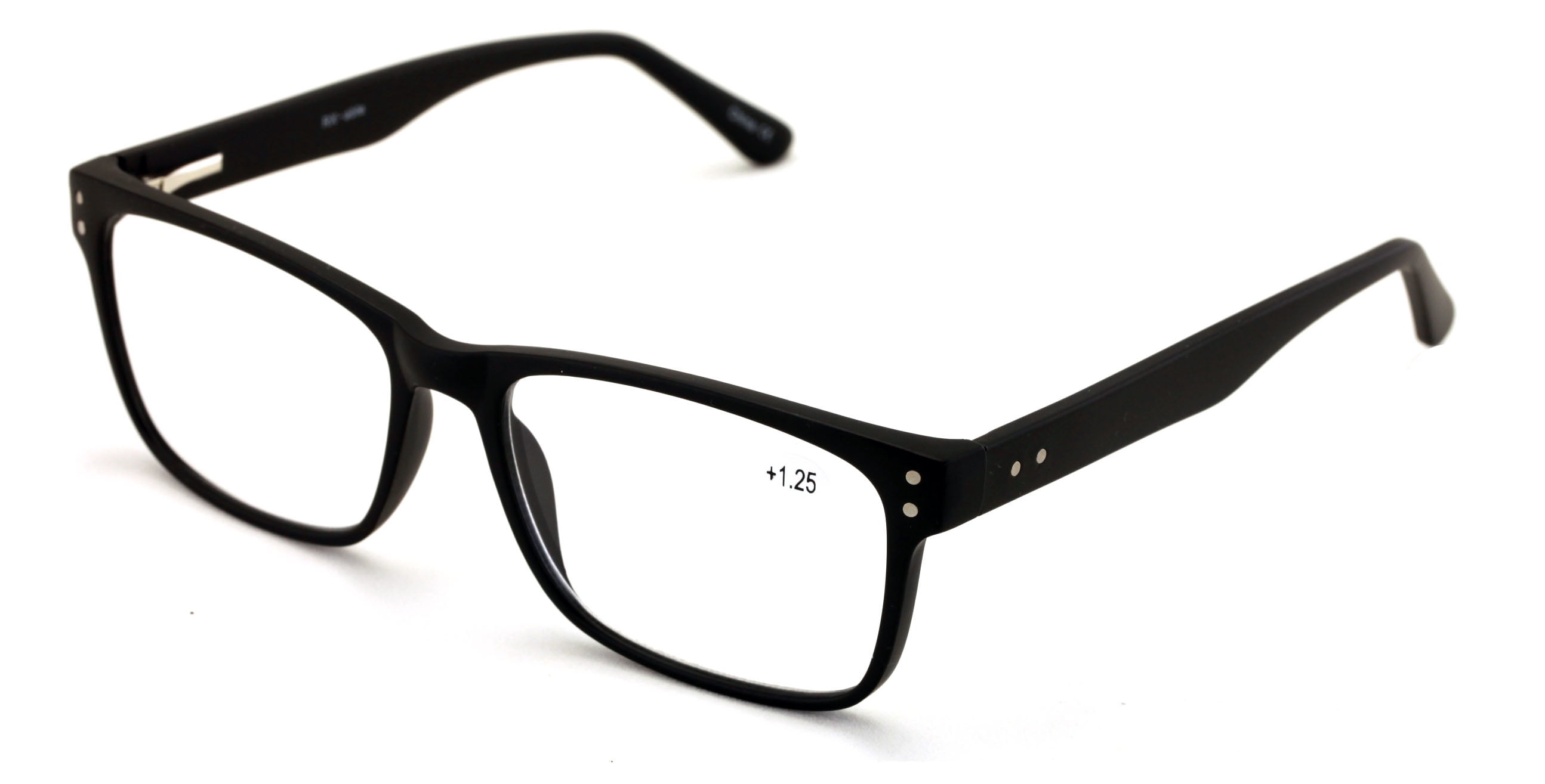 VWE Large Men Premium Rectangle Reading Glasses - Wide Fitment Optical  Quality Reader